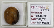 19.4/CT Tiger Eye with Govt. Lab Certificate-TGR00031