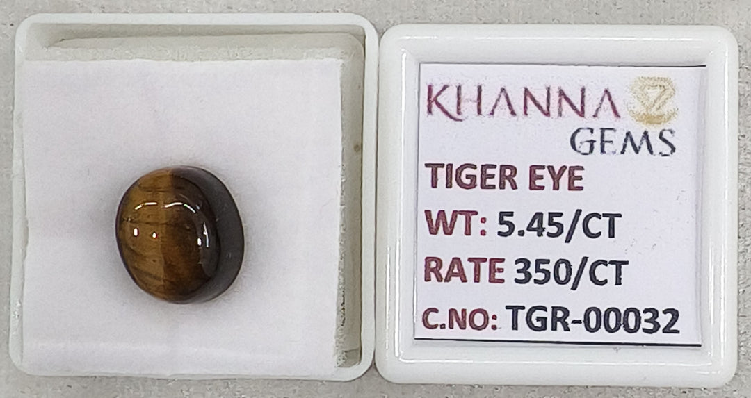 5.45/CT Tiger Eye with Govt. Lab Certificate-TGR00032