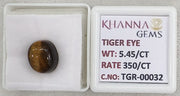 5.45/CT Tiger Eye with Govt. Lab Certificate-TGR00032