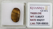 5.8/CT Tiger Eye with Govt. Lab Certificate-TGR00033
