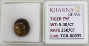 5.4/CT Tiger Eye with Govt. Lab Certificate-TGR00035