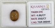4.88/CT Tiger Eye with Govt. Lab Certificate-TGR00049