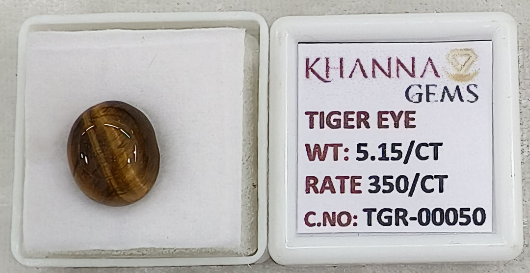 5.15/CT Tiger Eye with Govt. Lab Certificate-TGR00050