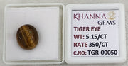 5.15/CT Tiger Eye with Govt. Lab Certificate-TGR00050