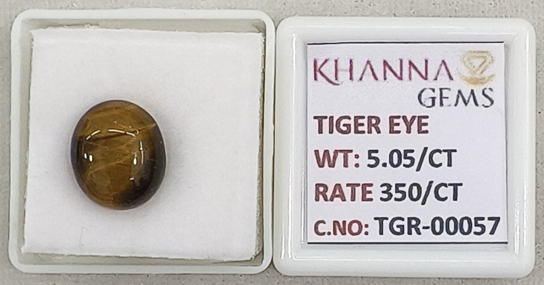 5.05/CT Tiger Eye with Govt. Lab Certificate-TGR00057