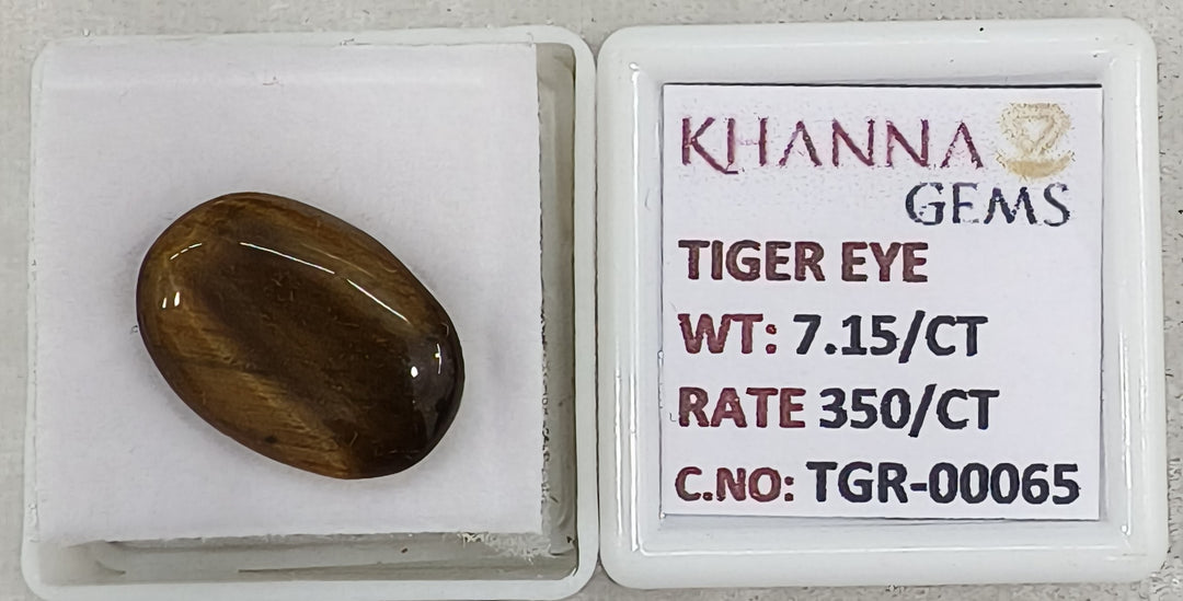 7.15/CT Tiger Eye with Govt. Lab Certificate-TGR00065