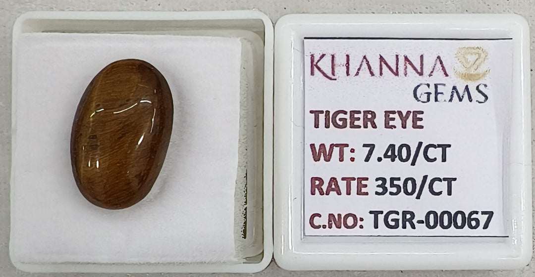 7.4/CT Tiger Eye with Govt. Lab Certificate-TGR00067