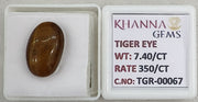 7.4/CT Tiger Eye with Govt. Lab Certificate-TGR00067