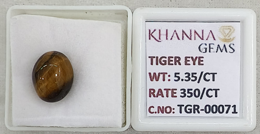 5.35/CT Tiger Eye with Govt. Lab Certificate-TGR00071