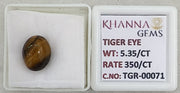 5.35/CT Tiger Eye with Govt. Lab Certificate-TGR00071