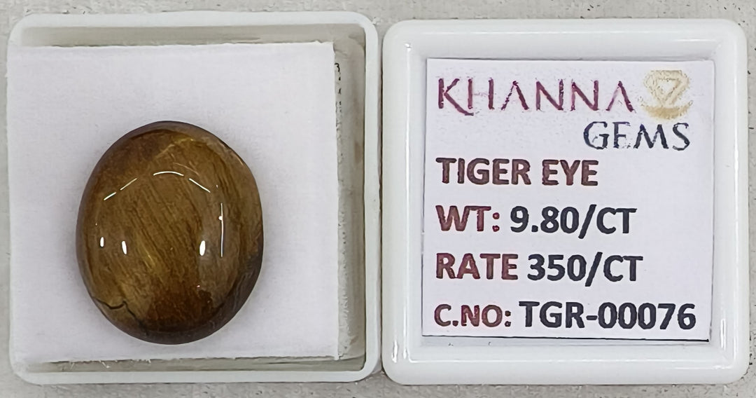 9.8/CT Tiger Eye with Govt. Lab Certificate-TGR00076