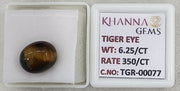 6.25/CT Tiger Eye with Govt. Lab Certificate-TGR00077