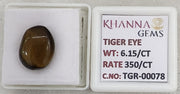 6.15/CT Tiger Eye with Govt. Lab Certificate-TGR00078