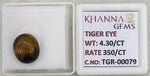 Load image into Gallery viewer, 4.3/CT Tiger Eye with Govt. Lab Certificate-TGR00079
