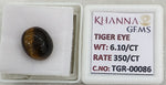 Load image into Gallery viewer, 6.1/CT Tiger Eye with Govt. Lab Certificate-TGR00086