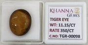 11.15/CT Tiger Eye with Govt. Lab Certificate-TGR00098