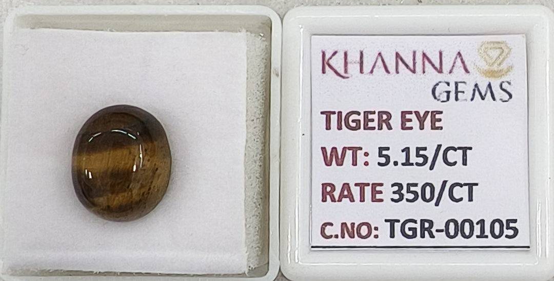 5.15/CT Tiger Eye with Govt. Lab Certificate-TGR00105