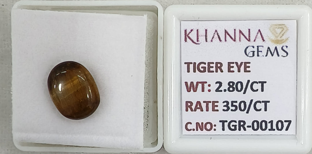 2.8/CT Tiger Eye with Govt. Lab Certificate-TGR00107