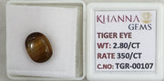 2.8/CT Tiger Eye with Govt. Lab Certificate-TGR00107