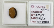 3.25/CT Tiger Eye with Govt. Lab Certificate-TGR00108