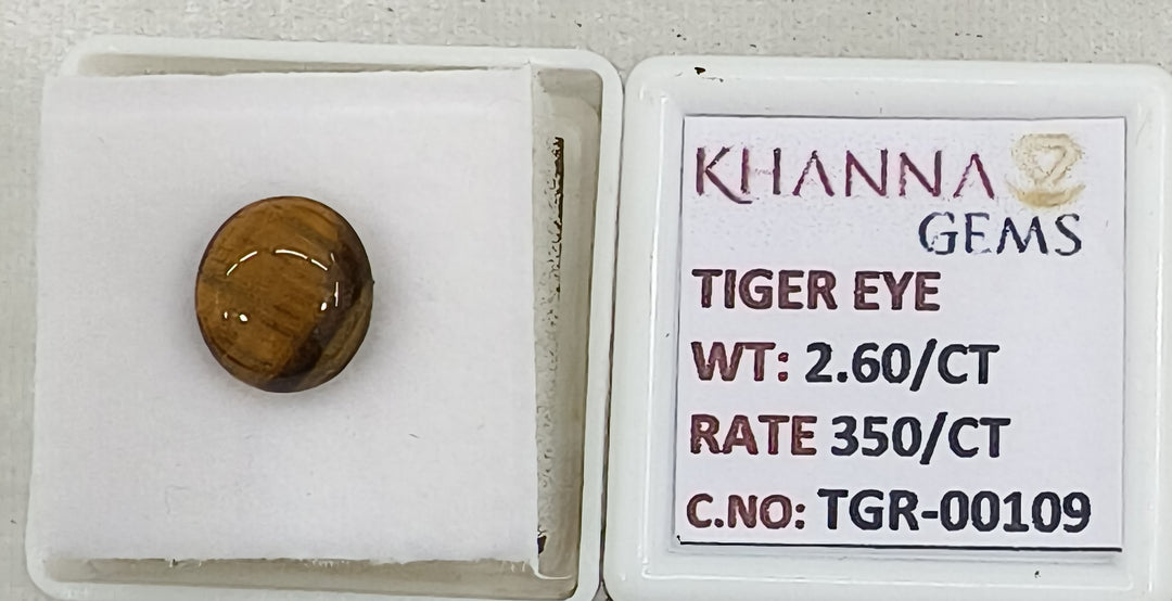2.6/CT Tiger Eye with Govt. Lab Certificate-TGR00109