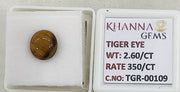 2.6/CT Tiger Eye with Govt. Lab Certificate-TGR00109