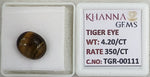 Load image into Gallery viewer, 4.2/CT Tiger Eye with Govt. Lab Certificate-TGR00111