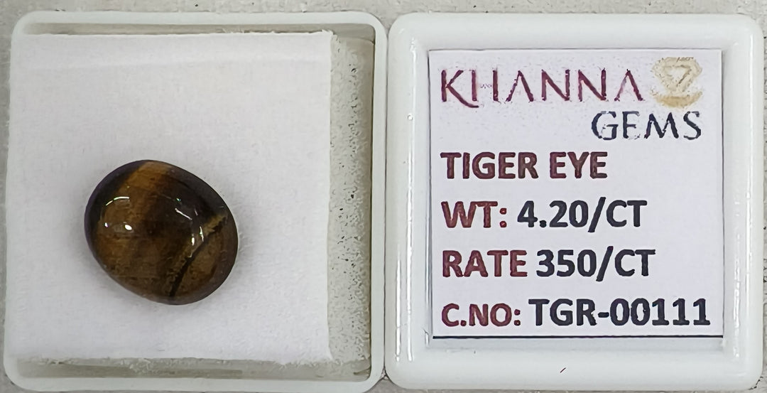 4.2/CT Tiger Eye with Govt. Lab Certificate-TGR00111