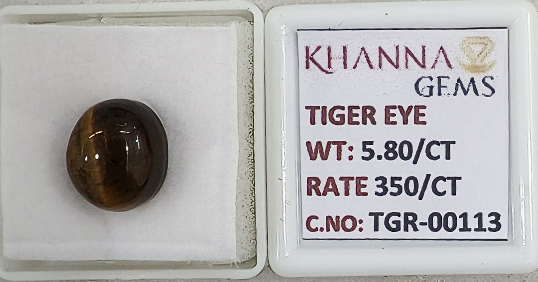 5.8/CT Tiger Eye with Govt. Lab Certificate-TGR00113