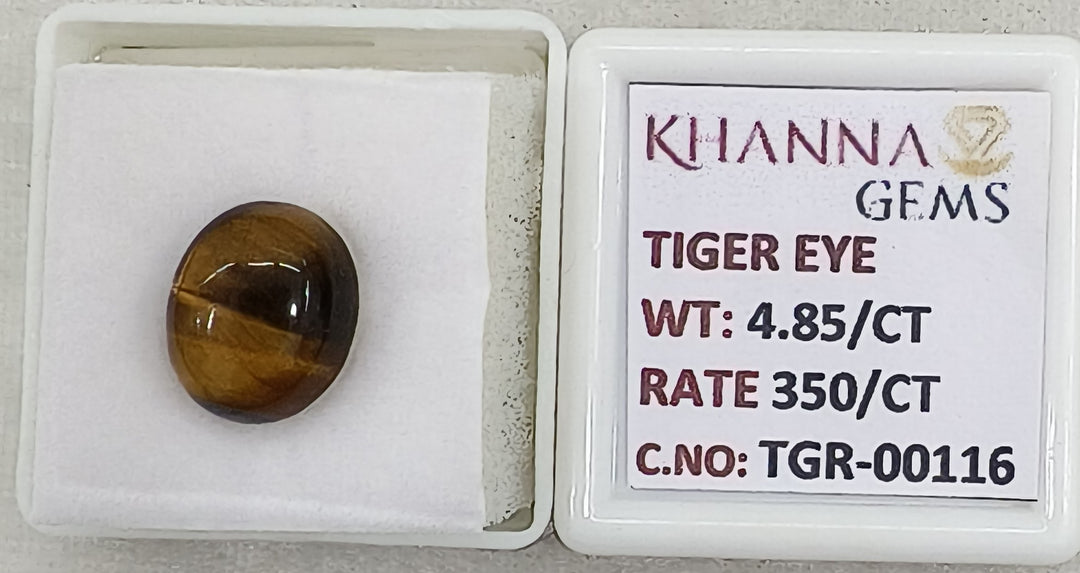 4.85/CT Tiger Eye with Govt. Lab Certificate-TGR00116