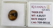 4.85/CT Tiger Eye with Govt. Lab Certificate-TGR00116