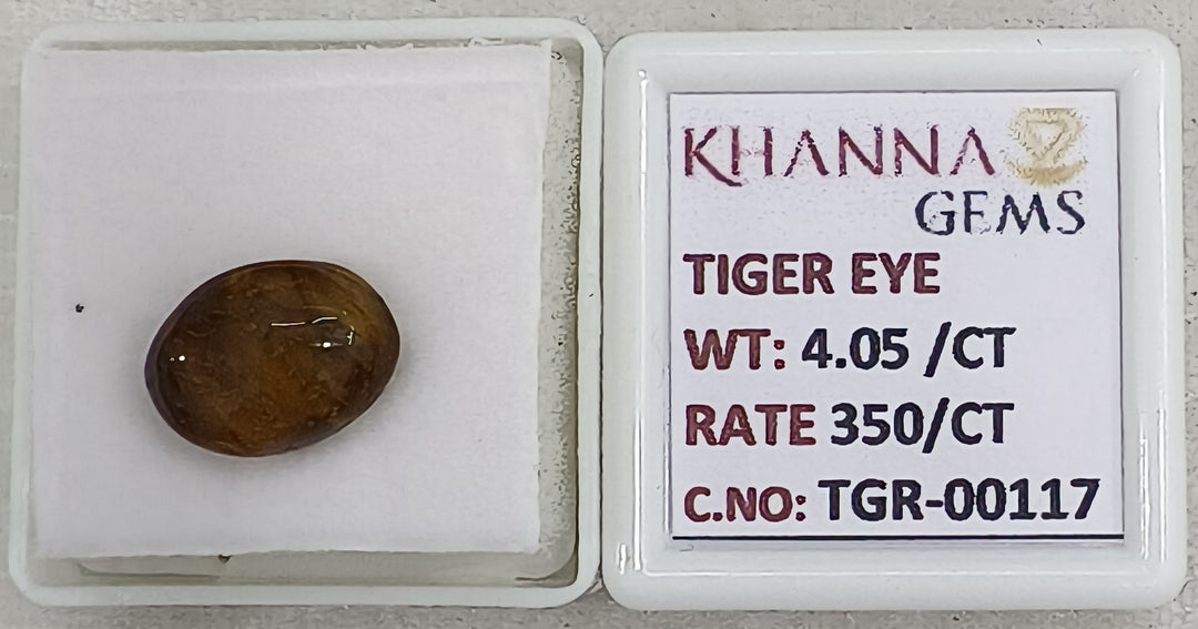 4.05/CT Tiger Eye with Govt. Lab Certificate-TGR00117
