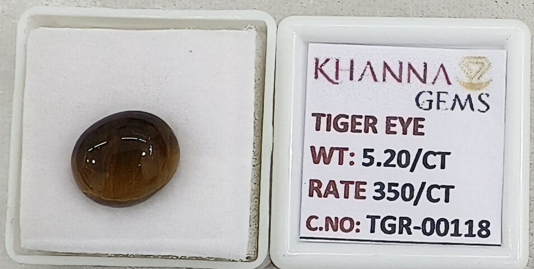 5.2/CT Tiger Eye with Govt. Lab Certificate-TGR00118
