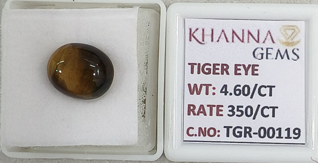4.6/CT Tiger Eye with Govt. Lab Certificate-TGR00119