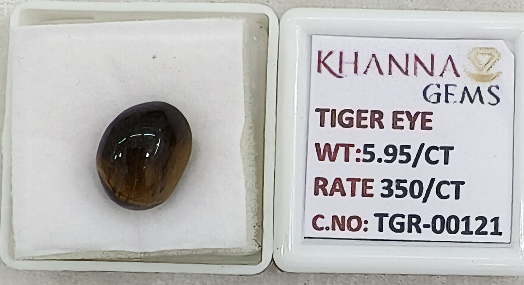 5.95/CT Tiger Eye with Govt. Lab Certificate-TGR00121