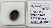 5.95/CT Tiger Eye with Govt. Lab Certificate-TGR00121