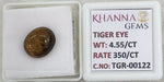 Load image into Gallery viewer, 4.55/CT Tiger Eye with Govt. Lab Certificate-TGR00122