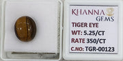 5.25/CT Tiger Eye with Govt. Lab Certificate-TGR00123