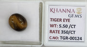 5.5/CT Tiger Eye with Govt. Lab Certificate-TGR00124