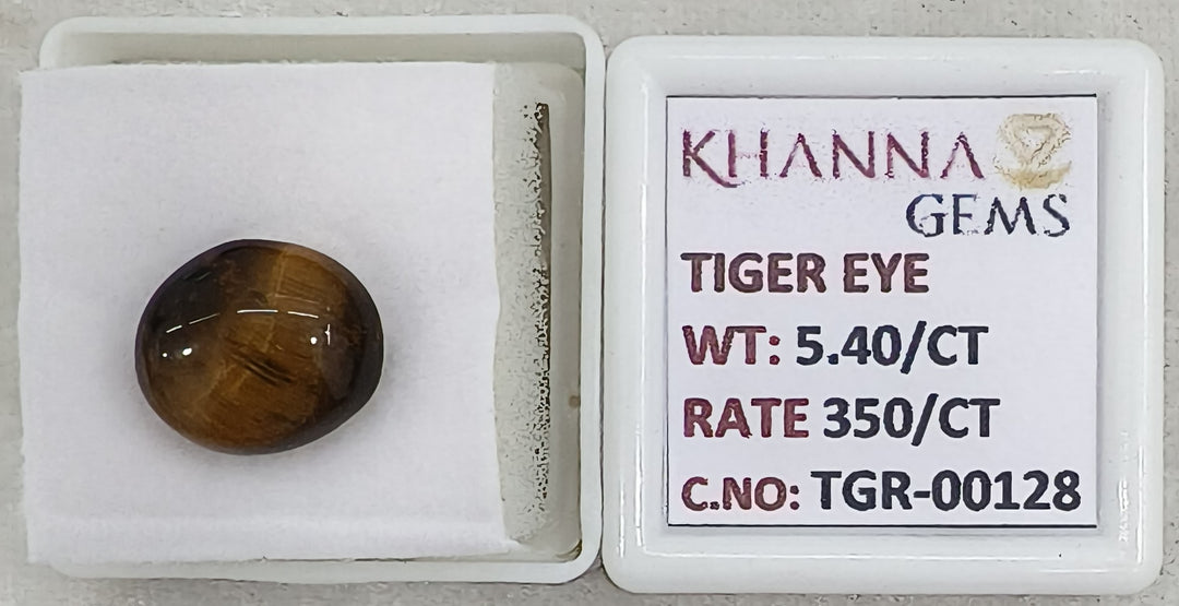 5.4/CT Tiger Eye with Govt. Lab Certificate-TGR00128