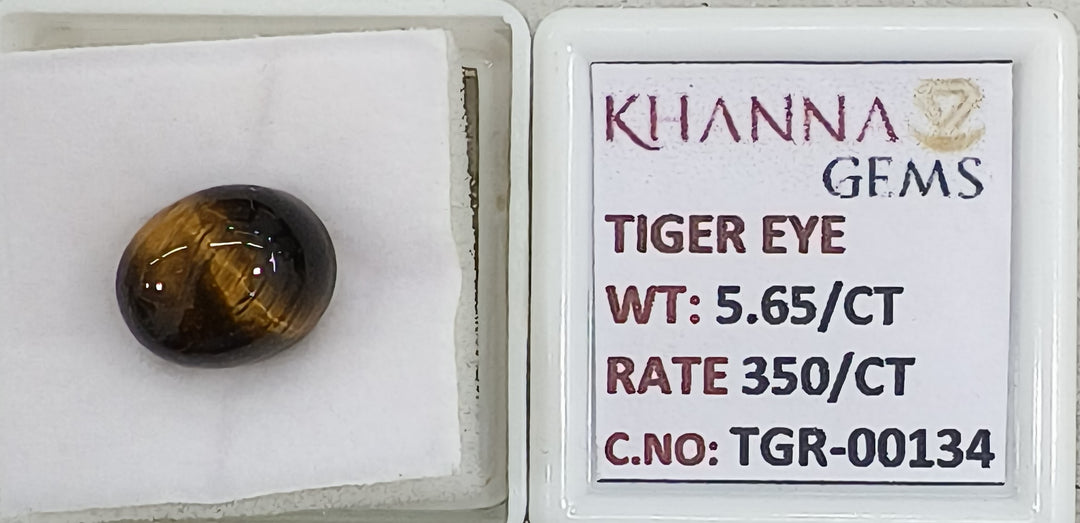 5.65/CT Tiger Eye with Govt. Lab Certificate-TGR00134
