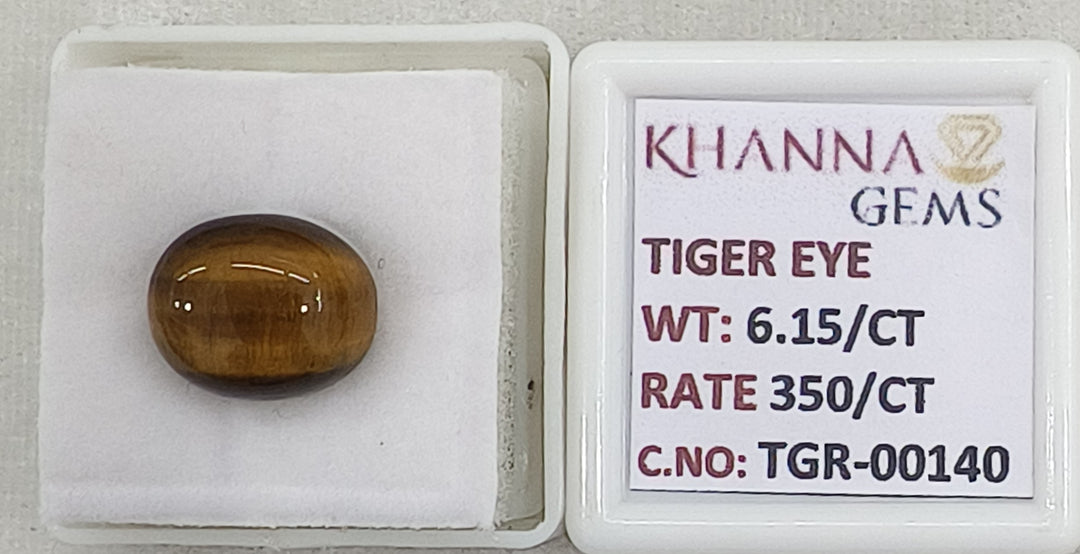 6.15/CT Tiger Eye with Govt. Lab Certificate-TGR00140