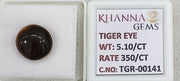 5.1/CT Tiger Eye with Govt. Lab Certificate-TGR00141