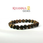 Load image into Gallery viewer, Natural Tiger Eye Bracelet (Faceted  Beads)