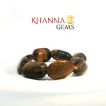 Load image into Gallery viewer, Natural Tiger Eye Bracelet (Oval  Beads)