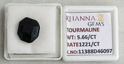5.66/CT Natural Tourmaline with Govt. Lab Certificate-11388D46097