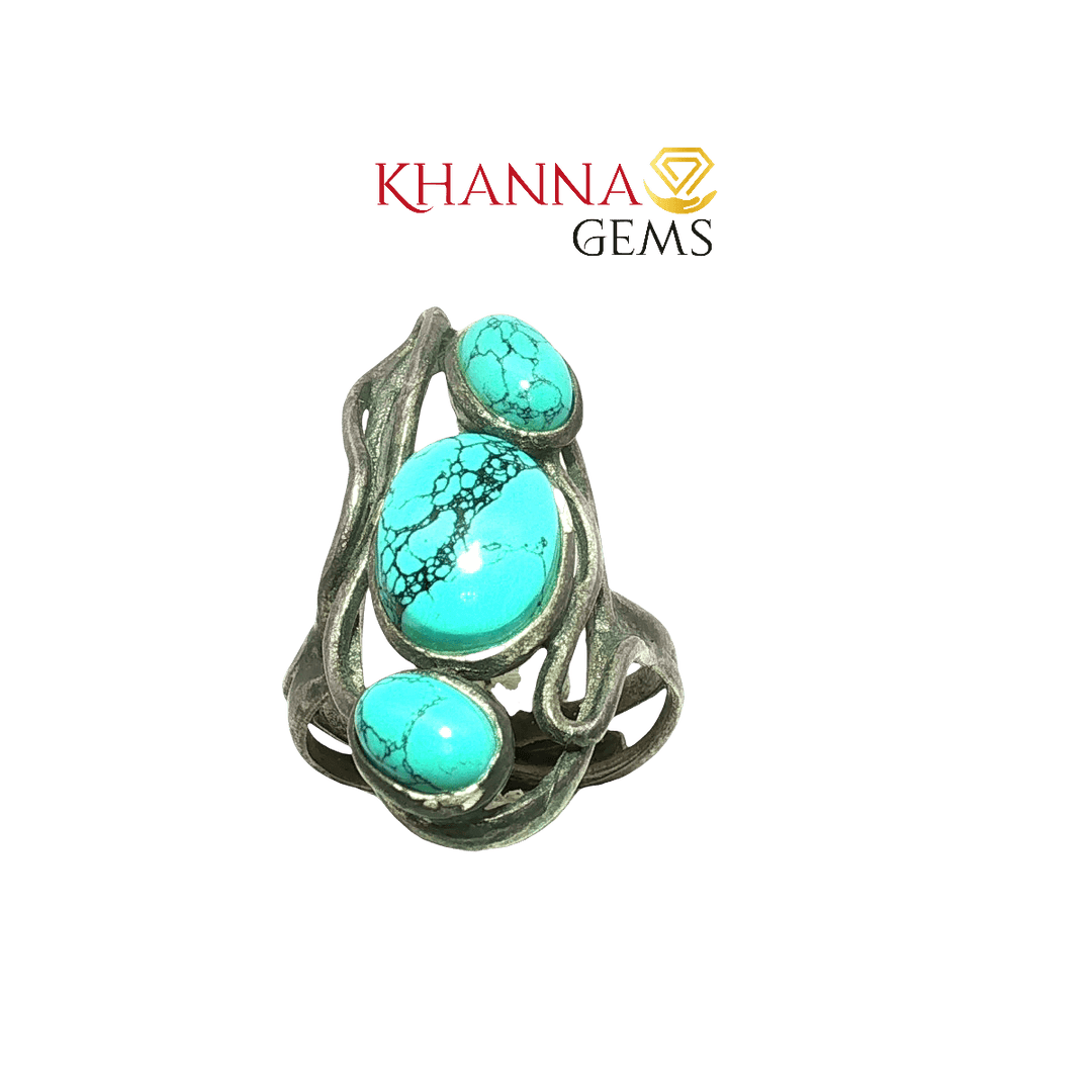 6.40/GM  TURQUOISE RING Earrings - G00663
