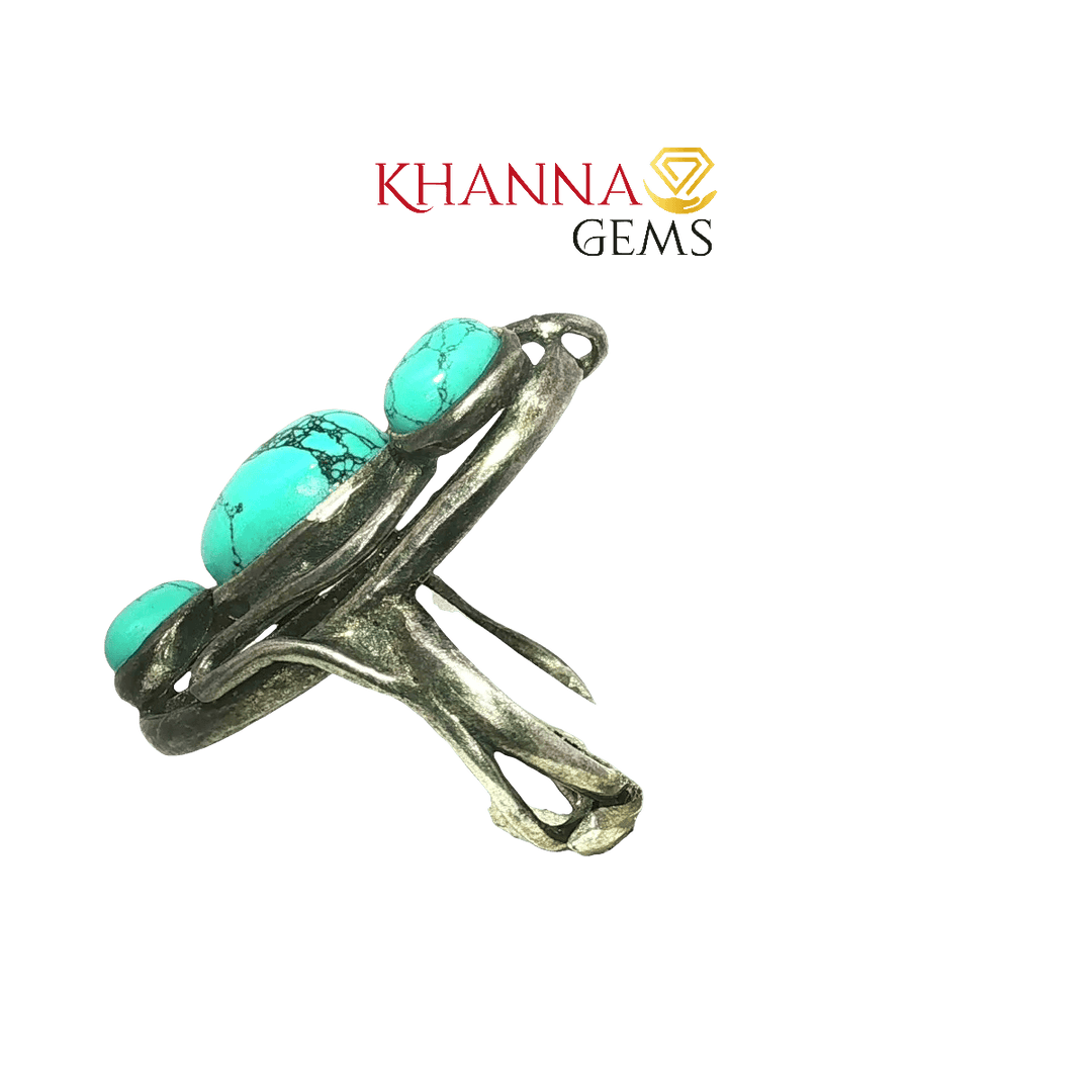 6.40/GM  TURQUOISE RING Earrings - G00663
