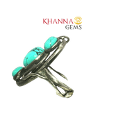 6.40/GM  TURQUOISE RING Earrings - G00663