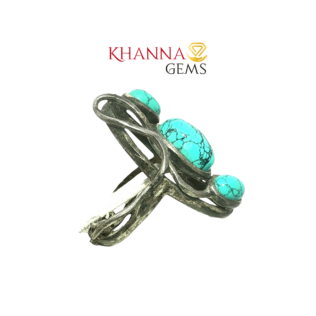 6.40/GM  TURQUOISE RING Earrings - G00663